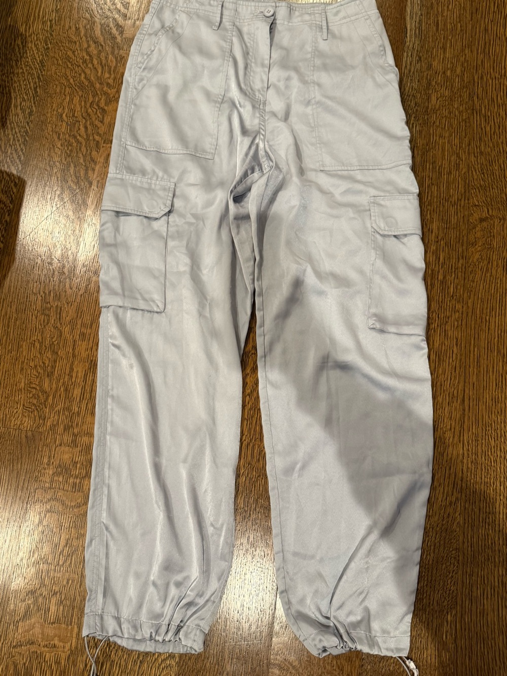 Olivaceous Light Gray Cargo Joggers